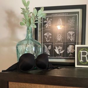 PINK Black Strapless Bra